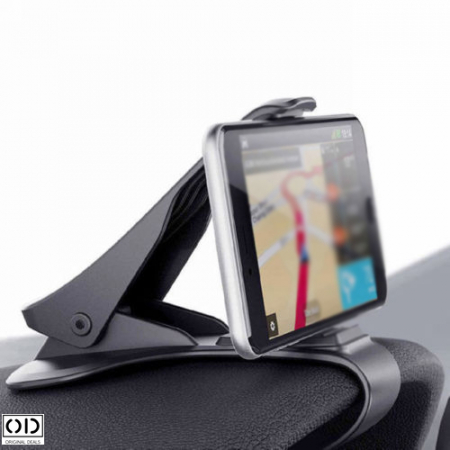 Suport Auto pentru Telefon sau GPS cu Prindere pe Bord Sofer de tip HUD, Universal Compatibil, Premium, Negru [3]
