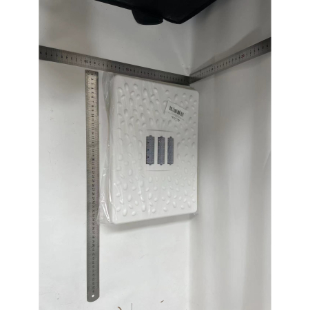 Suport Ergonimic pentru Picioare, , Plastic, cu Role de Masaj pentru Talpi, pentru Birou, Usor de Transportat, Detasabil, 33.5x24x12 cm, Alb [1]