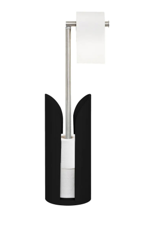 Suport hartie igienica 5Five Colors, otel, 15x60 cm, negru [3]