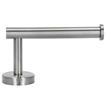 Suport hartie igienica din otel, sistem montare inclus, 16cm, argintiu lucios [10]