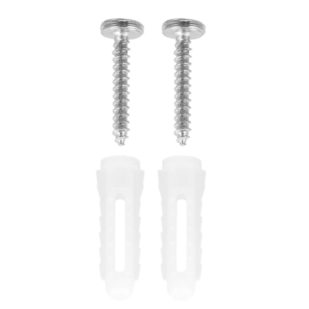 Suport hartie igienica din otel, sistem montare inclus, 16cm, argintiu lucios [11]