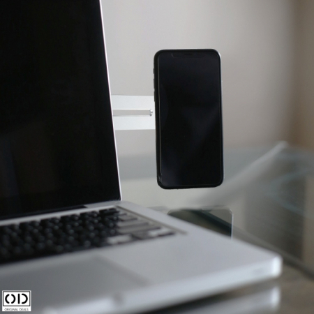 Suport Magnetic Auto-Adeziv pentru Telefon Laptop Suport adeziv pentru laptop suport adeziv pentru Macbook Suport telefon pentru laptop Suport adezvi si magnetic de telefon pentru laptop [6]