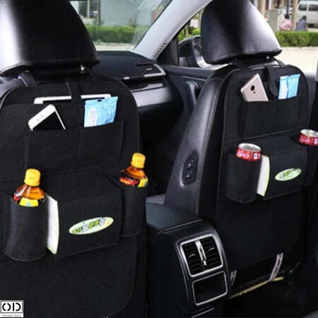 Suport Organizator pentru Scaun Auto, Compatibil cu Orice Model de Masina, Textil cu 7 Compartimente [1]