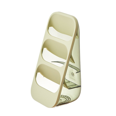 Organizatoare si Depozitare Bucatarie - Suport - Organizator pentru Tacamuri, , 3 Compartimente, Suport pentru Cosmetica, Ustensile, Material PP Durabil, 33 x 16 x 15 cm Verde