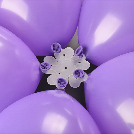 Suport pentru Baloane, , Care Formeaza o Floare, cu Doua Straturi, pentru 11 Baloane, 8x8cm, 4.6g [2]