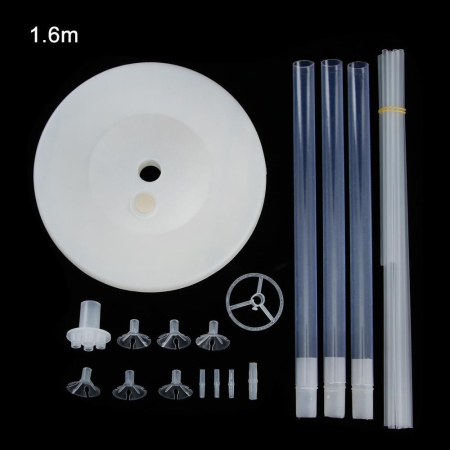 Suport pentru Baloane, , cu Un Strat, pentru 19 Baloane, 160 cm, Transparent [2]
