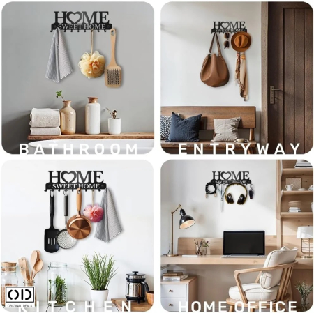 Suport Chei cu 10 Agatatoare “Home Sweet Home” – ORIGINAL DEALS [4]