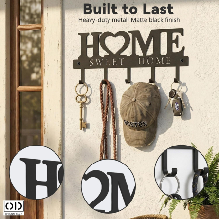 Suport Chei cu 10 Agatatoare “Home Sweet Home” – ORIGINAL DEALS [7]