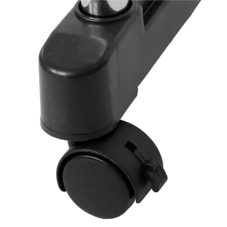 Suport pentru haine pe roti, sina dubla, reglabil pe inaltime si latime, din aluminiu cromat, 155x45x150cm, argintiu [1]