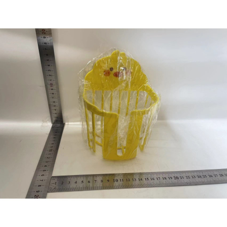 Suport pentru Hartie Igienica, , din Plastic PP, Montare pe Perete cu Adeziv, Model Ratusca, 17.5x13.5x12 cm, Galben [2]