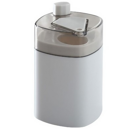 Organizatoare si Depozitare Bucatarie - Suport Scobitori, , Automat, cu Buton si Capac, din PP, 9.5x6 cm, Gri