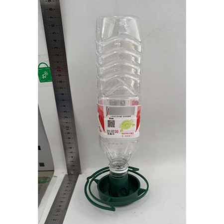 Suport Sticla pentru Hranit Pasari, , din Plastic, de Gradina, Fara Sticla, 12.5 x 3.8 x 2 cm, Verde [7]