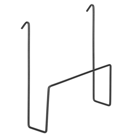 Suport vase 2 niveluri cu tava scurgere si suport tacamuri, 42x30x31,5 cm, negru [13]