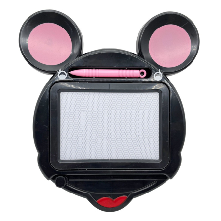 Jucarii Creative - Tabla Magnetica pentru desen , Pix, forma Soricel, dimensiuni 23x26.5 cm, Dezvolta Creativitatea, Negru