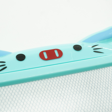 Tablita Magnetica de Scris si Desenat, , Model Pisica, cu Creion, Dimensiuni 23.2x18.5 cm, Suprafata Desen 14.6x10.4 cm, Dezvolta Imaginatia si Creativitatea, Incurajeaza Exersarea Scrisului, Albastru [1]