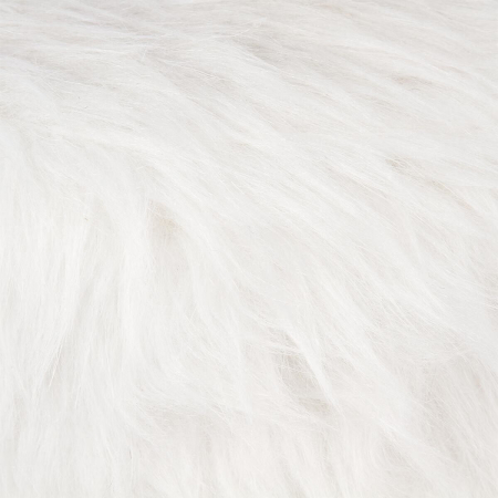 Taburet Atmosphera Oslo cu efect de blana, 42 cm, alb [1]