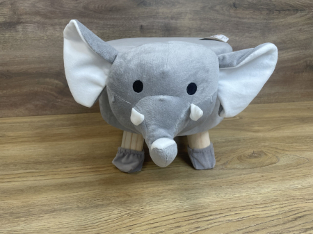 Taburet pentru copii, 28x25cm, maxim 50kg, model elefant [1]