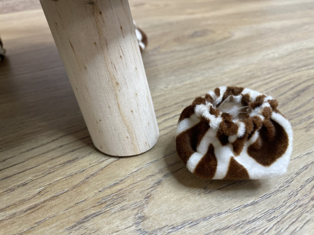 Taburet pentru copii, 28x25cm, maxim 50kg, model girafa [5]