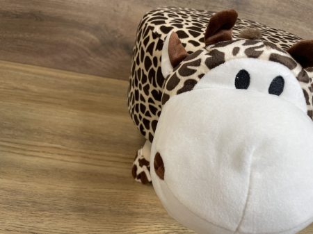 Taburet pentru copii, 28x25cm, maxim 50kg, model girafa [3]