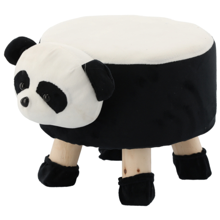 Disponibil livrare locker - Taburet pentru copii, 28x25cm, maxim 50kg, model panda