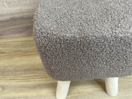 Taburet pentru copii, patrat, 26x26x34cm, maxim 50kg, maro [5]