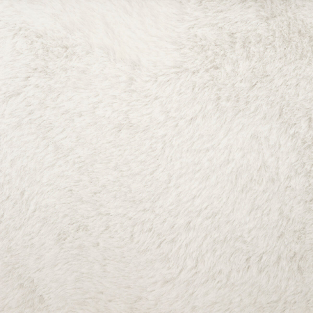 Taburet pliabil Atmosphera Ezzio cu spatiu depozitare, 38x38x38 cm, blana artificiala, alb [2]