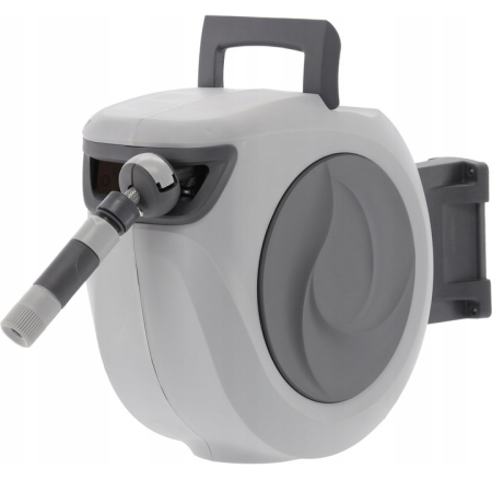 GAZON SI IRIGATII - Tambur automat pentru furtun de gradina, 15m, montare pe perete, pivotant, retractabil