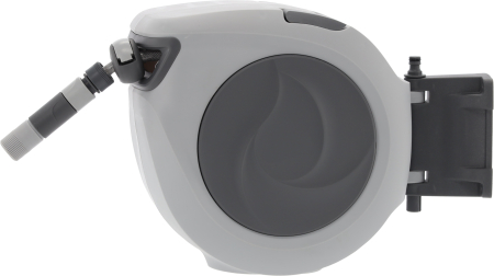 Tambur automat pentru furtun de gradina, 20m, montare pe perete, pivotant, retractabil [3]