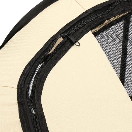 Tarc pliabil pentru animale de companie, diametru 91cm, gri crem [15]