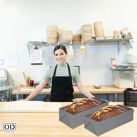 Produse si Accesorii Bucatarie & Baie - Tava Silicon cu Pereti Detasabili 24.5×11×6.5 cm – ORIGINAL DEALS