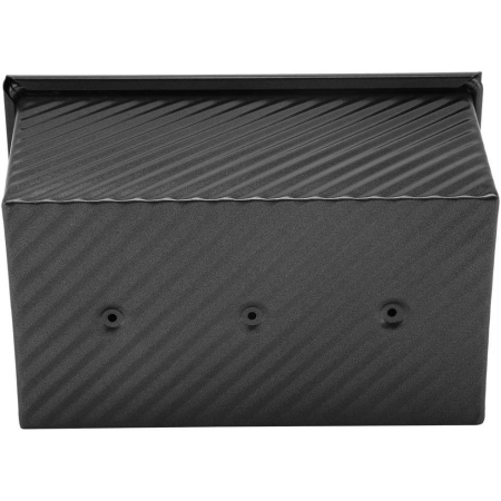 Tava pentru Paine, , din Otel Carbon, 450 g, cu Capac, Antiaderenta, 21 x 11 x 11.5 cm, Negru [3]