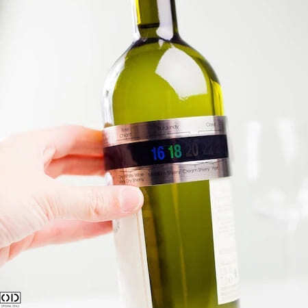 Termometru pentru Sticla de Vin, Digital Fara Baterie, Gradatie 4 - 24 °C [8]