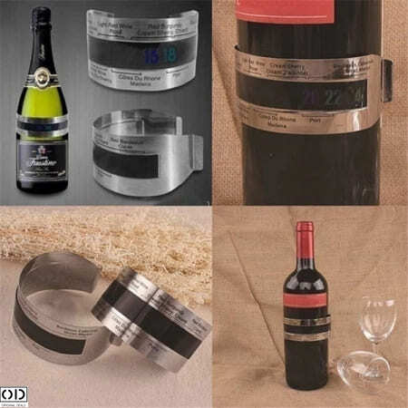 Termometru pentru Sticla de Vin, Digital Fara Baterie, Gradatie 4 - 24 °C [1]