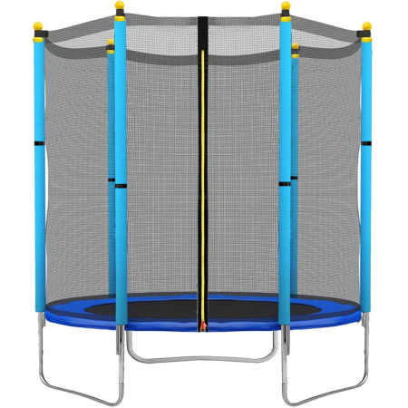 Trambuline - Trambulina Blue, cu plasa de protectie exterioara, 140 cm