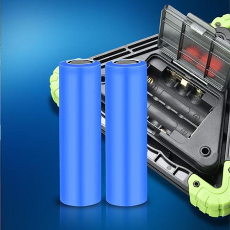 Triunghi Multifunctional de Avertizare, , Lanterna LED, Impermeabil IP65, 800 lm, 2 x AA, Functie Incarcare Telefon, USB si Micro USB, COB, Verde [6]