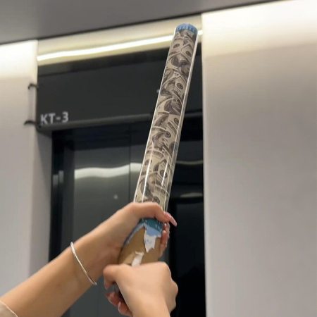 Tub de Confetti, , Money, 60x5 cm, Confetii Asortate Model Dolari, Eliberare prin Rasucire, Multicolor [2]