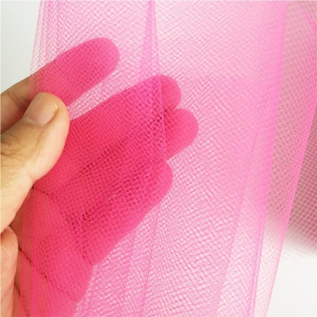 Tul Decorativ, , 15 cm Latime, 22 cm Lungime, din Poliester, Roz [4]