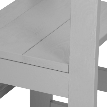 Turn de invatare inaltator multifunctional din lemn, platforma reglabila pe 3 inaltimi, 90x39x44 cm, gri [15]