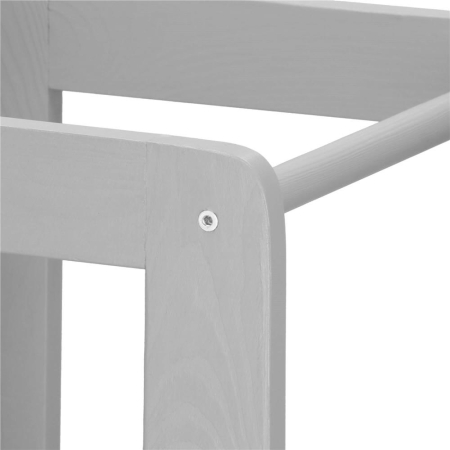 Turn de invatare inaltator multifunctional din lemn, platforma reglabila pe 3 inaltimi, 90x39x44 cm, gri [14]