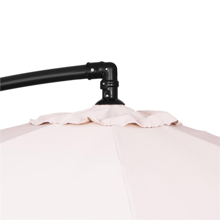 Umbrela de gradina cu brat lateral banana, cu husa, 300cm, bej [17]