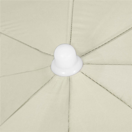 Umbrela de plaja pliabila cu inclinare reglabila, diametru 160 cm, bej [16]