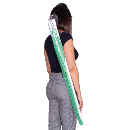 Umbrela de plaja pliabila cu inclinare reglabila, diametru 160 cm, verde [12]