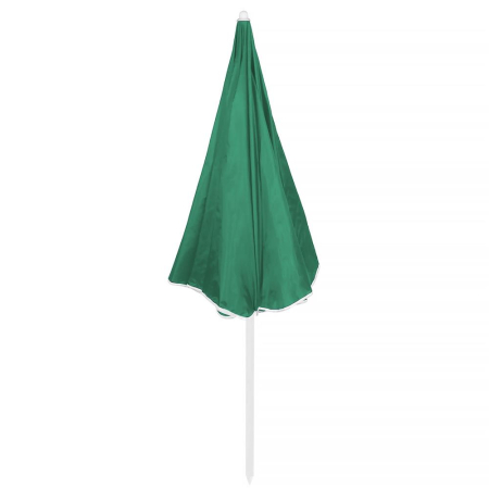 Umbrela de plaja pliabila cu inclinare reglabila, diametru 160 cm, verde [11]