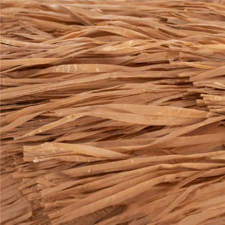 Umbrela de plaja tip hawai pliabila, cu inaltime si unghi reglabil, structura metalica, 160 cm, maro [27]