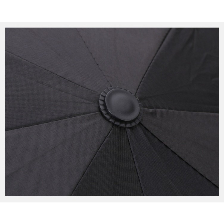 Umbrela, , Protectie UV Soare, Protectie Ploaie, Pliabila, din Vinil si Otel, 96 x 67 cm, Negru [2]