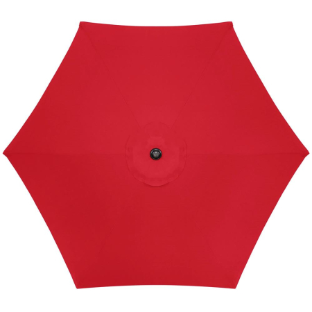 Umbrela terasa gradina, cu manivela si inclinare, diametru 250cm, Rosu [19]