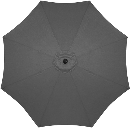 Umbrela terasa gradina, cu manivela si inclinare, GU200, diametru 300cm, gri antracit [5]