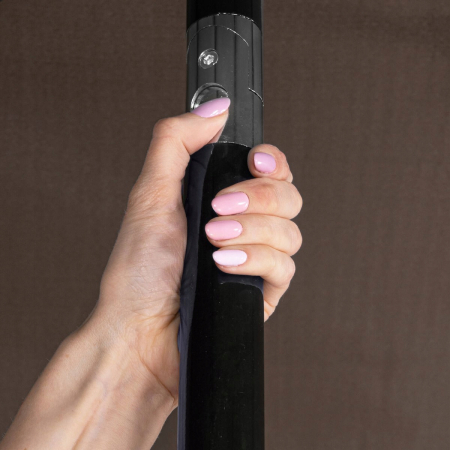 Umbrela terasa gradina, cu manivela si inclinare, GU23, diametru 260cm, maro [2]