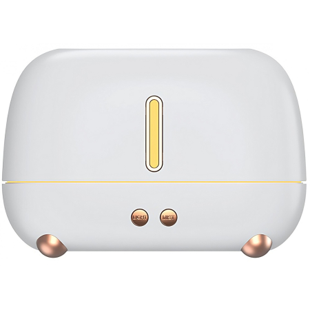 Umidificatoare - Umidificator de tip flacara, , cu aromaterapie, 7 culori, 250 ml, alb