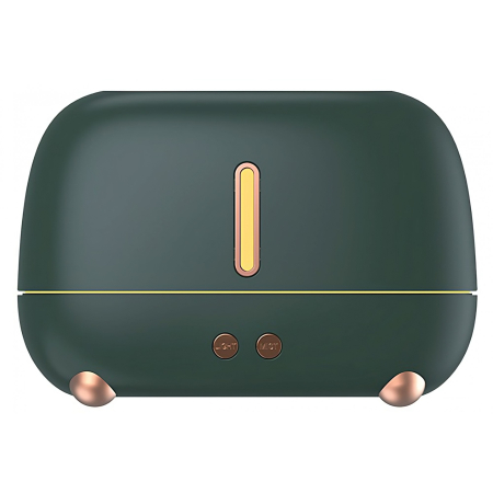 Umidificatoare - Umidificator de tip flacara, , cu aromaterapie, 7 culori, 250 ml, verde